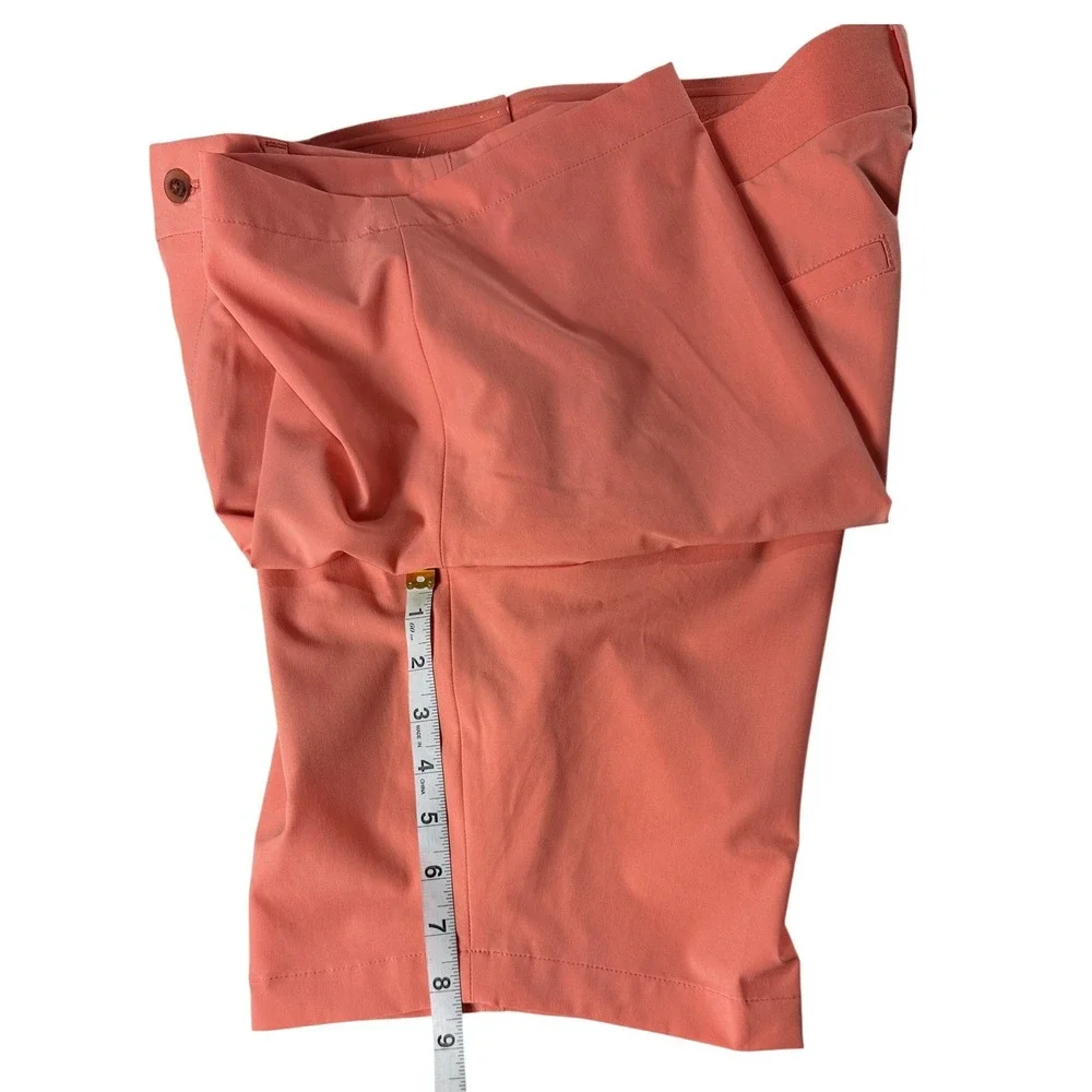 Walter Hagen Mens P11 Performance 11 Golf Shorts Coral Orange W30 9 Inseam‎ NEW